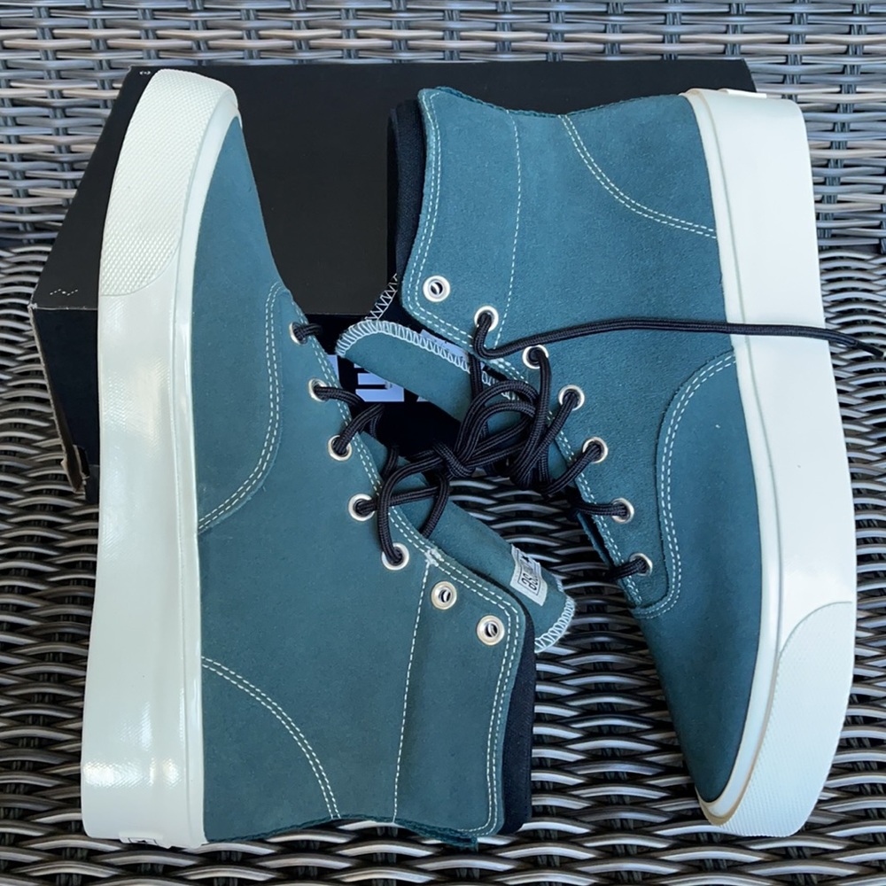 Converse Skid Grip Hi Succulent Green/Black/Egret MEN`S - Picture 12 of 16